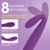 Vibromasseur G-Spot SVAKOM COCO – Forme Doigt, 25 Modes de Vibration, Étanche, Stimulation Clitoridienne & Tétons