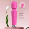 Vibromasseur Baguette Puissant pour Femme – 8 Vitesses & 20 Modes, Étanche, Stimulateur Clitoridien & Masseur Intime