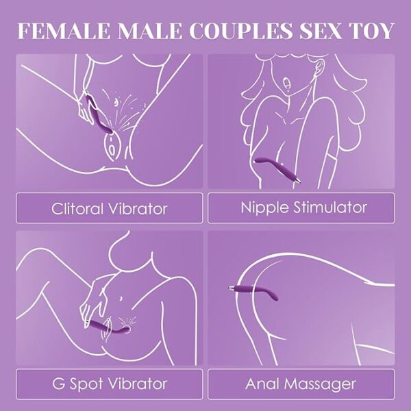 Vibromasseur G-Spot SVAKOM COCO – Forme Doigt, 25 Modes de Vibration, Étanche, Stimulation Clitoridienne & Tétons